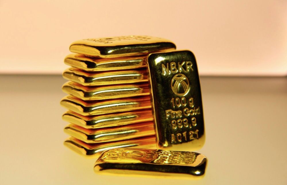 Улуттук банктын алтын куймаларынын баасы өсүүдө