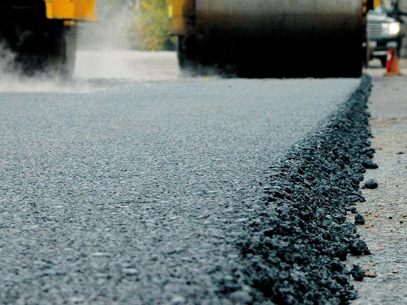 Орто-Сай – Флагшток унаа жолуна асфальт басылууда