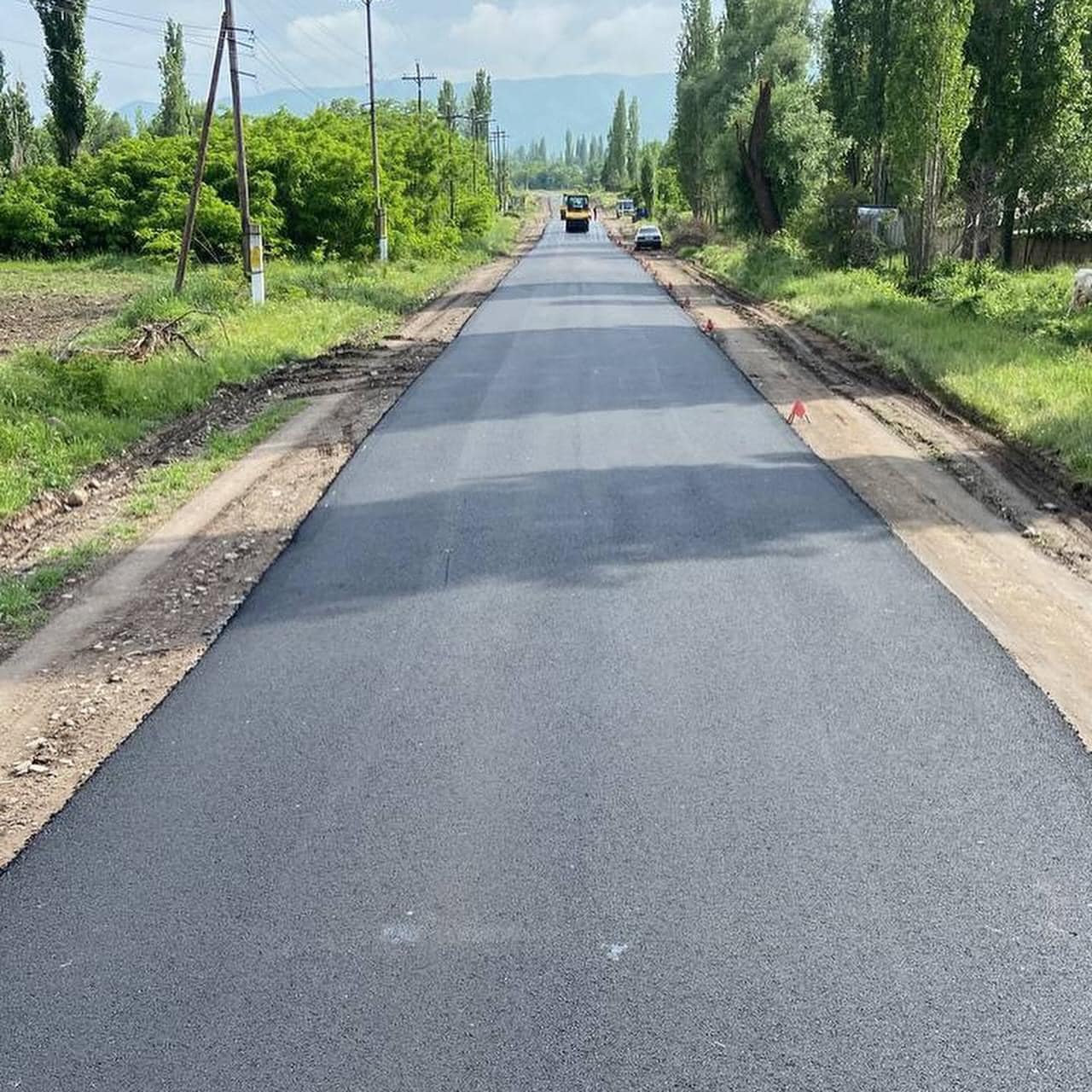 Сокулук–Белогорка жолуна асфальт төшөө иштери аяктады