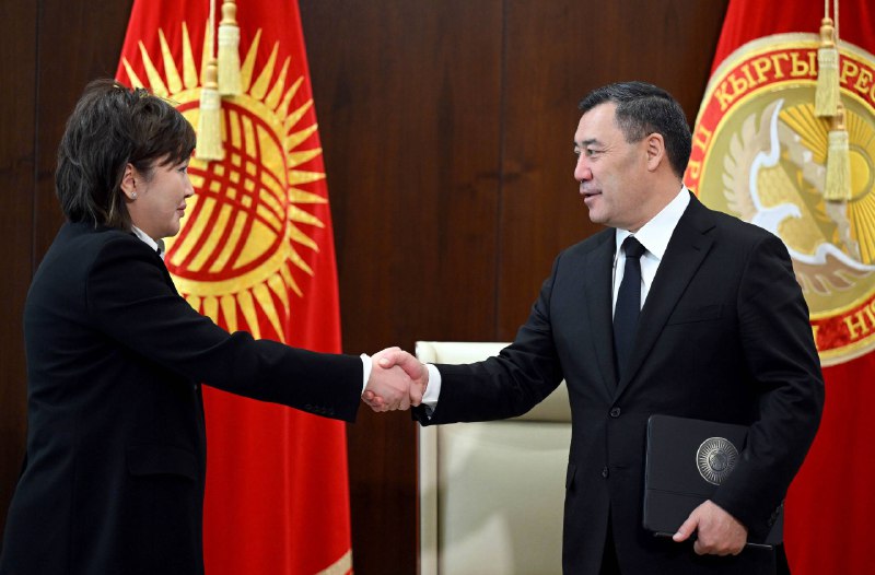 Садыр Жапаров Акыйкатчы Жамиля Жаманбаеваны кабыл алды