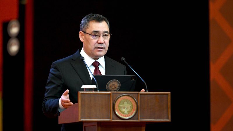 Садыр Жапаров: «Кыргызстан ИДПнын өсүү темпи боюнча дүйнөдөгү алдынкы үч өлкөнүн катарына кирдик»