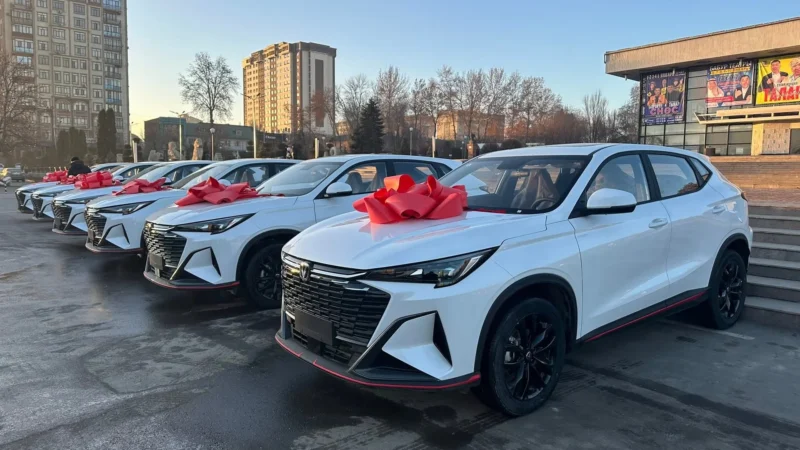 Милициянын кайгуул кызматына 5 кызматтык унаа тапшырылды