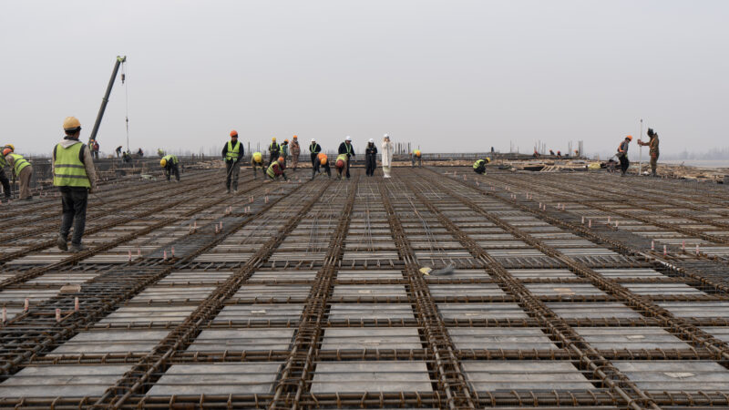 «Ош» эл аралык аэропортунун жаңы аэровокзал комплекси курулууда