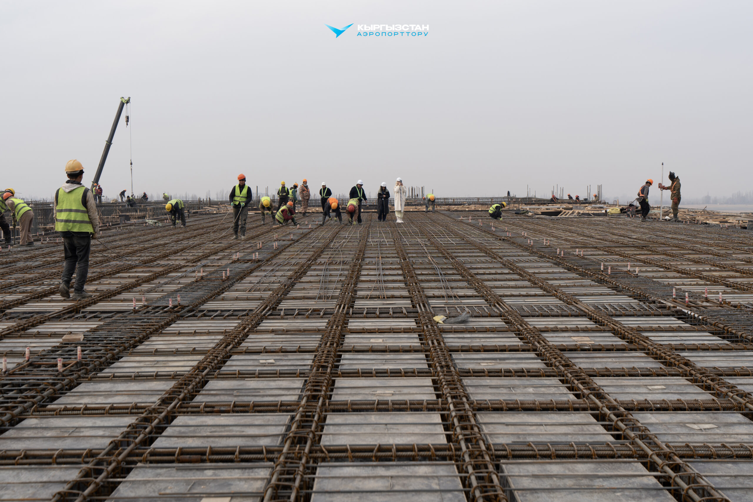 «Ош» эл аралык аэропортунун жаңы аэробекет комплекси курулууда
