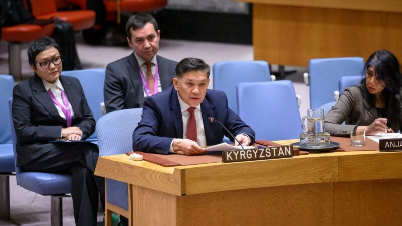 Кыргызстан БУУдагы тынчтык диалогунун демилгечиси болду
