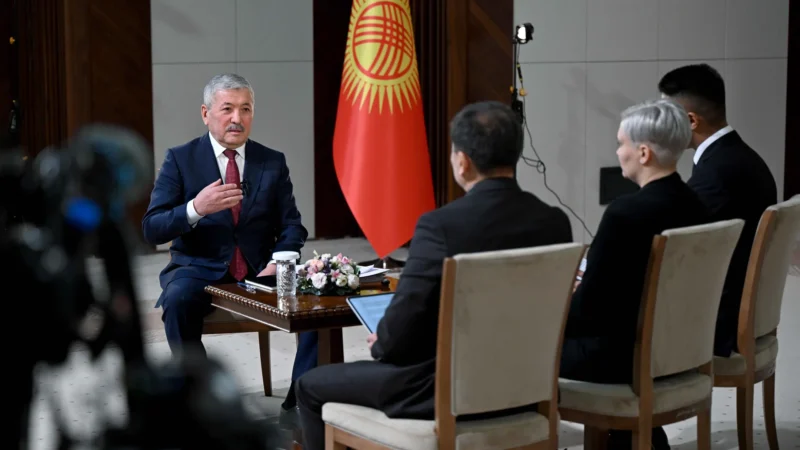 Минкаб төрагасы өлкөнүн 1 жыл ичиндеги өнүгүүсү тууралуу маек берди