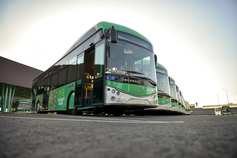 Бишкекте №2 жаңы электробус каттамы ишке кирди