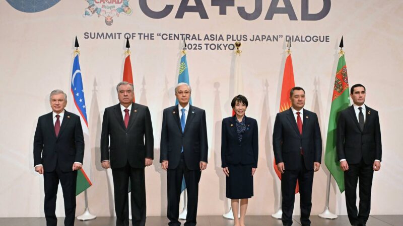 Садыр Жапаров Токиодогу “Борбордук Азия + Япония” Диалогунун Биринчи саммитине катышууда