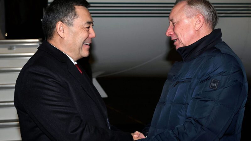 Президент Садыр Жапаров Россияга иш сапары менен барды