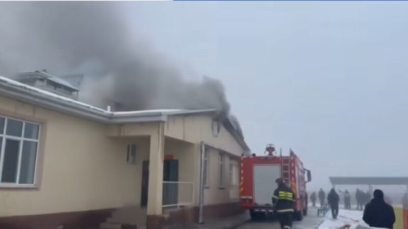 Сокулуктагы бала бакчада өрт чыгып, 30 адам эвакуацияланды