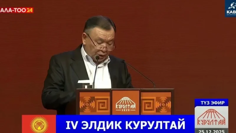 Делегат: Кадамжай сурма комбинатынын ишин жакшыртып берүүнү суранабыз