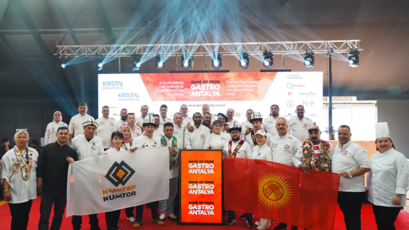 Кумтөрдүн ашпозчулар командасы Антальяда 5 алтын утту