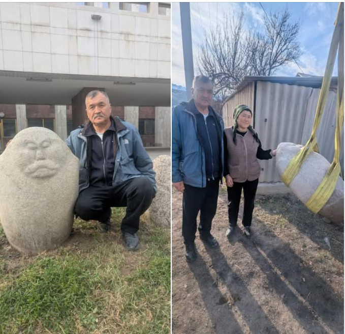 Улуттук Тарых музейине уникалдуу балбал тапшырылды