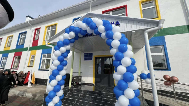 Өзгөндө 100 орундуу жаңы бала бакча ачылды