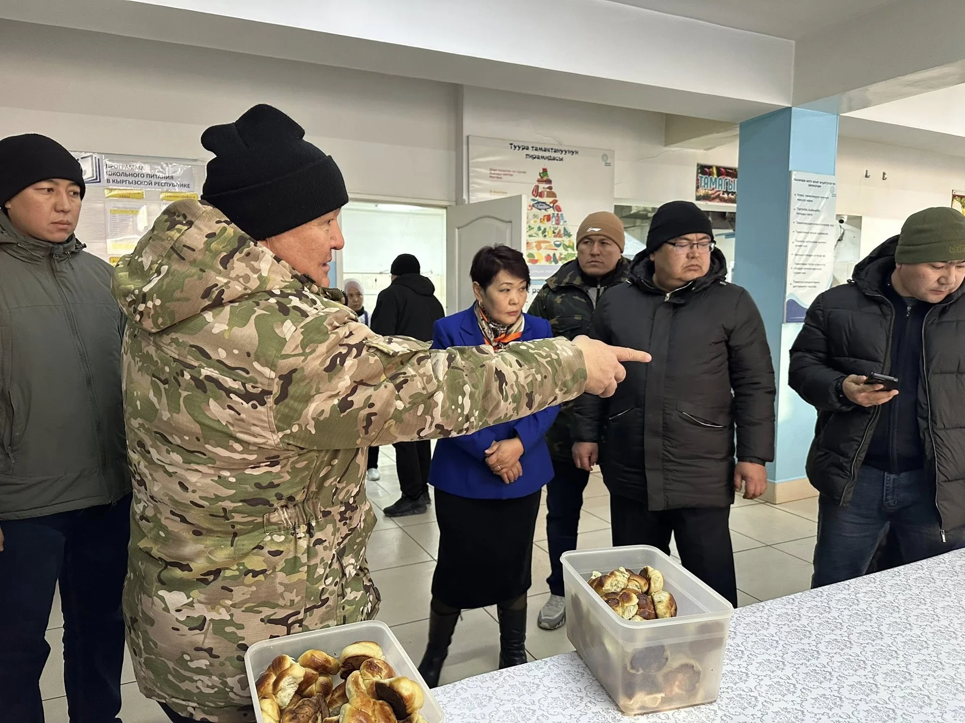 Мугалимдерге бергиле… Ош мэри «Жетиген» мектебиндеги тамак-ашты текшерди (ВИДЕО)