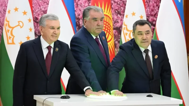 Өзбек ЖМКлары: Садыр Жапаровдун саясий эрки менен чек ара көйгөйү чечилди