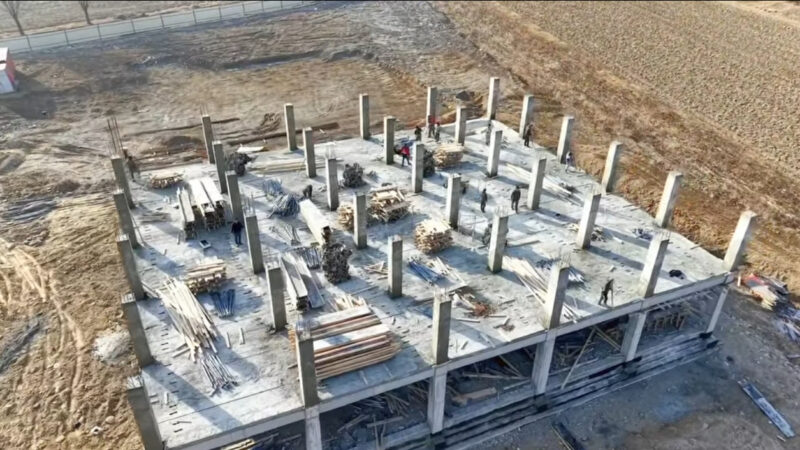 Ошто Мамлекеттик каттоо борборунун жаңы имараты курулууда