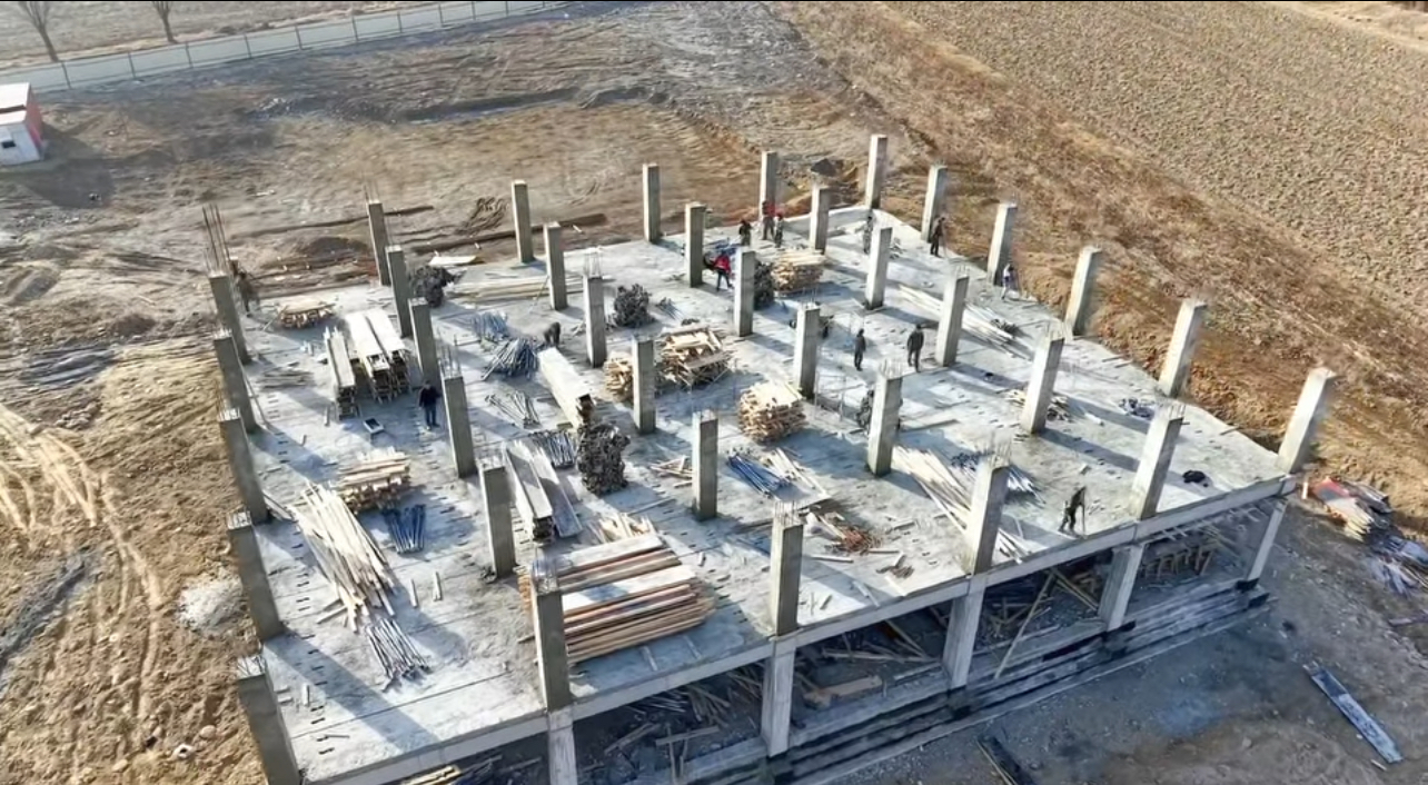 Ошто Мамлекеттик каттоо борборунун жаңы имараты курулууда