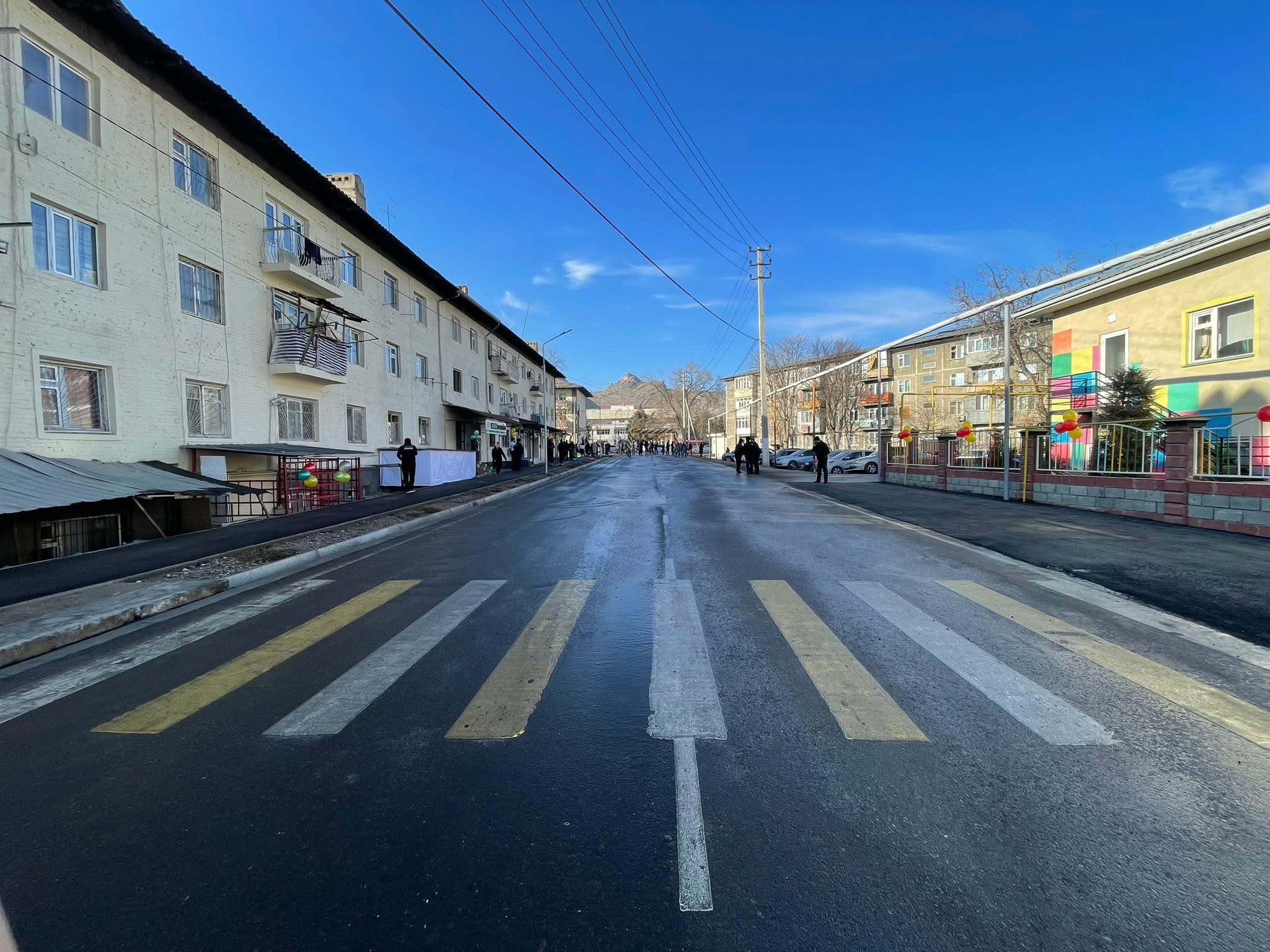 Оштогу Арзыкулов көчөсү оңдоп-түзөөдөн өтүп, пайдаланууга берилди