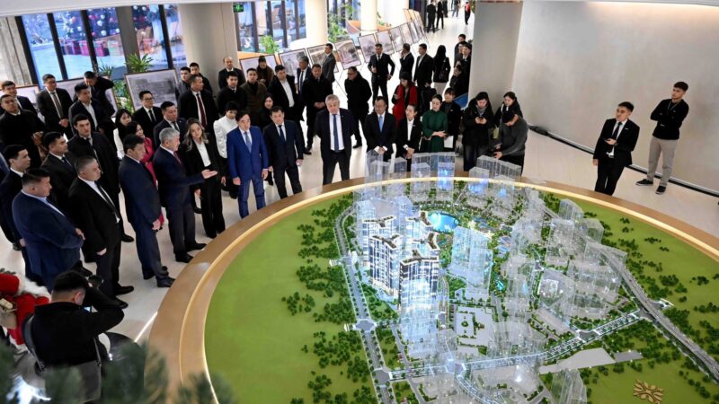 Касымалиев Бишкектеги инвестициялык жана курулуш долбоорлору менен таанышты