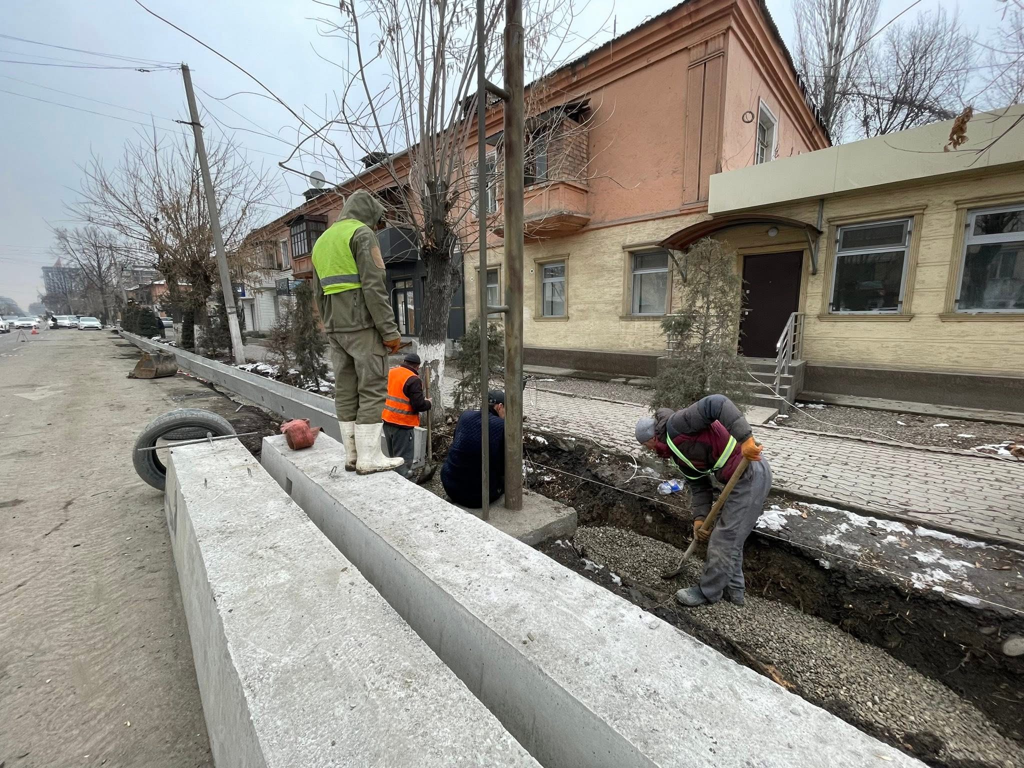 Оштогу Санкт-Петербург көчөсүндө оңдоо иштери жүрүүдө