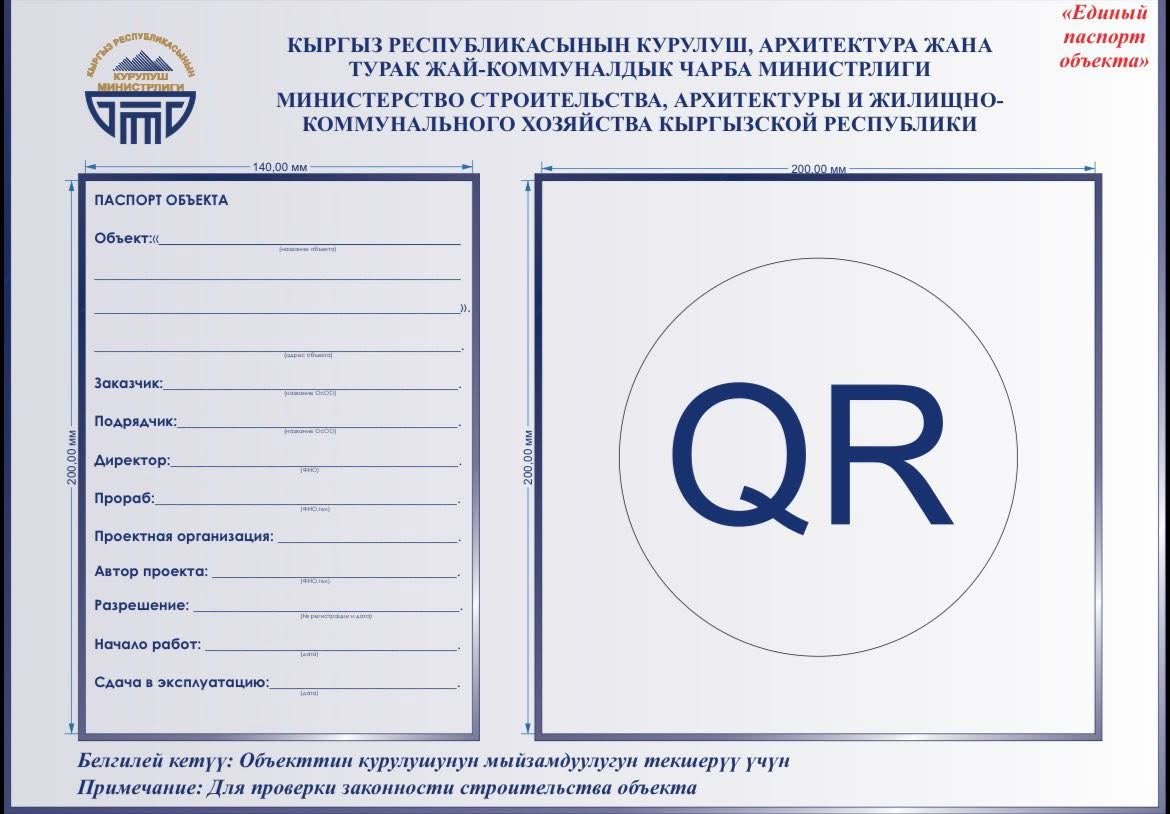 Бирдиктүү паспорту жок 2 курулуш объекттин иши текшерилүүдө