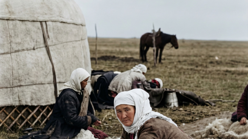 I кылым мурун тартылган байыркы кыргыздардын сүрөттөрү