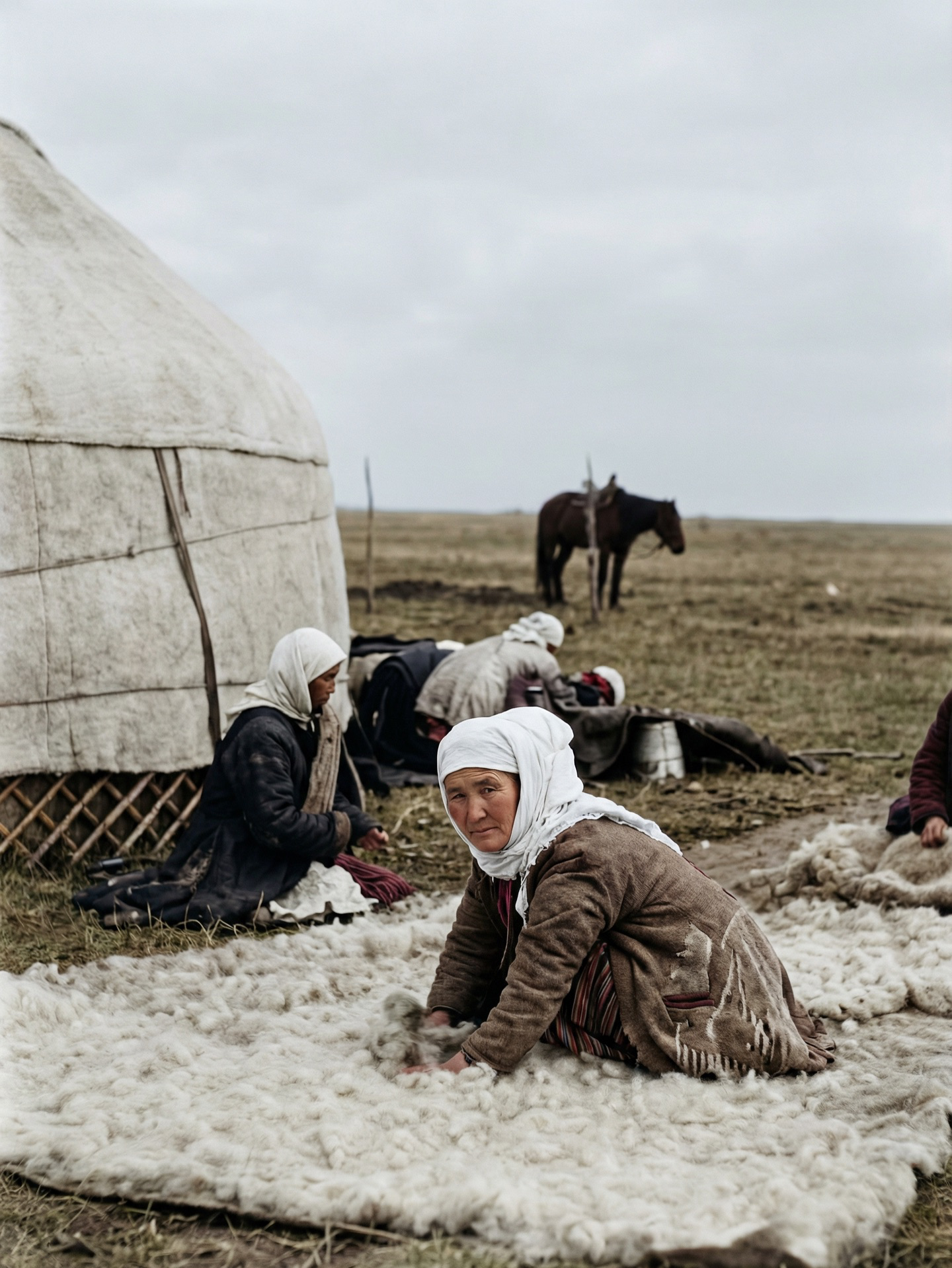 I кылым мурун тартылган байыркы кыргыздардын сүрөттөрү