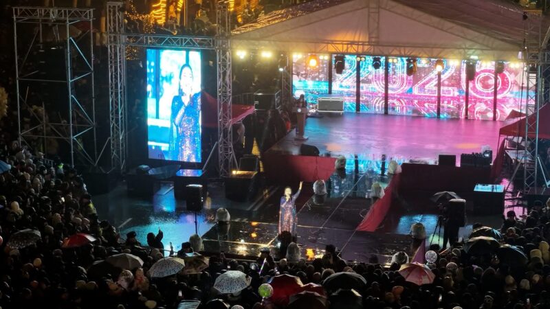 Ош шаарында Жаңы жыл майрамы салтанаттуу белгиленди