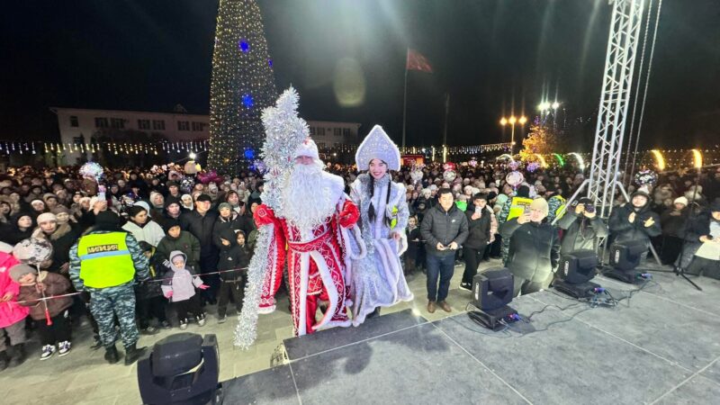 Баткен шаарында Жаңы жылга арналган салтанаттуу майрамдык иш-чара өттү