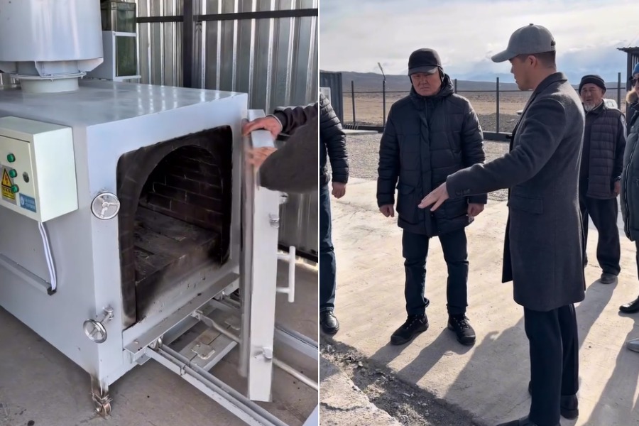 Жаныбарлардын алгачкы крематорийи Балыкчыда ачылды