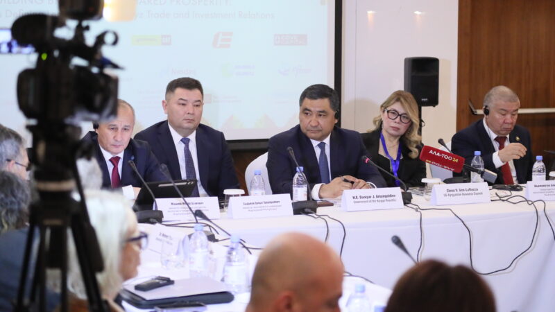 Министрлер Кабинетинин Төрагасынын биринчи орун басары Данияр Амангелдиев америкалык ири компаниялардын өкүлдөрү менен жолугушуу өткөрдү