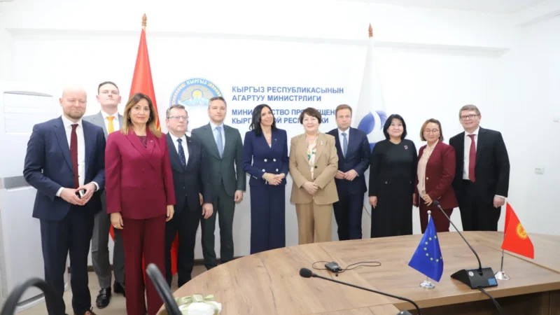 Агартуу министри Европа парламентинин депутаттары менен жолукту