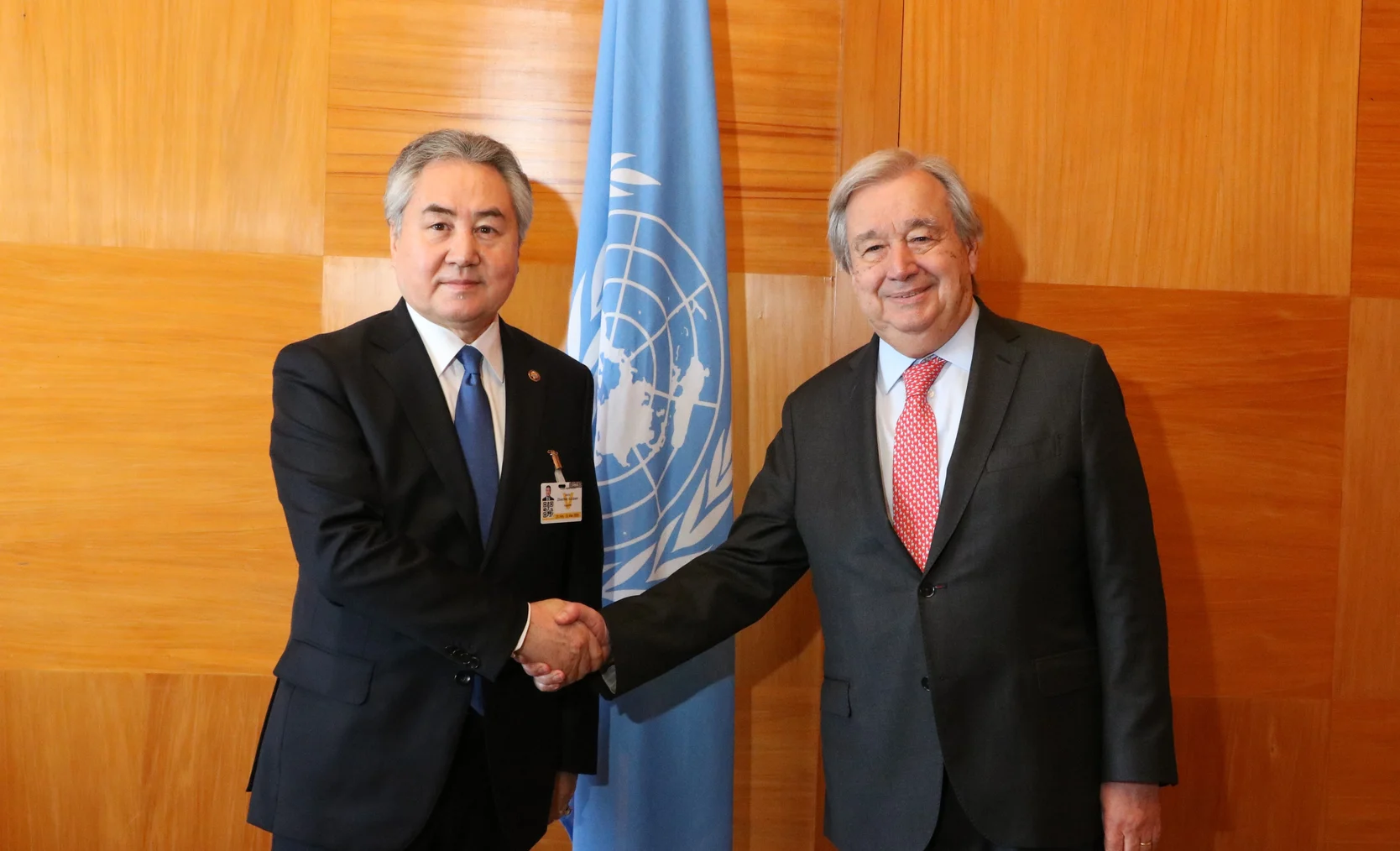 Жээнбек Кулубаев БУУнун башкы катчысы менен жолукту