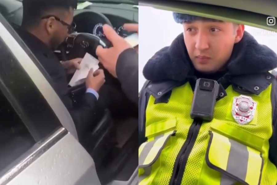 Жол эрежесин одоно бузган чет өлкөлүк жарандын унаасы айып короого киргизилди