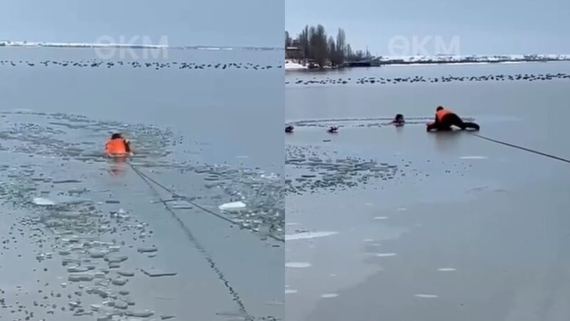 Караколдо муз жарылып, сууга түшүп кеткен 2 жаран куткарылды