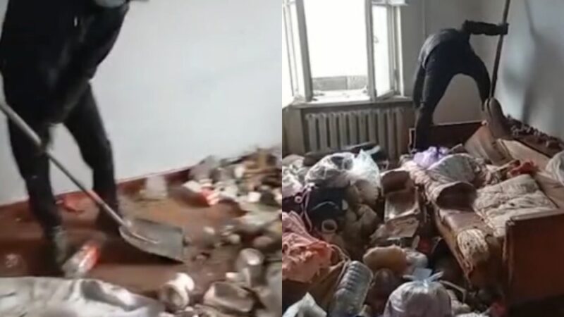 Бишкектеги батирден бир КамАЗ толо таштанды чыкты