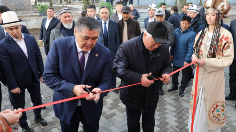 Ташиев Бишкектеги жаңы спорт комплексинин ачылышына катышты