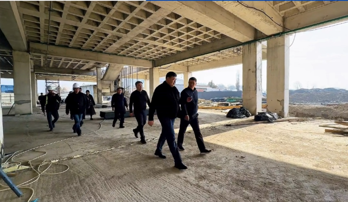 Ош аэропортундагы жаңы аэробекет комплексинин курулушу кызуу жүрүүдө