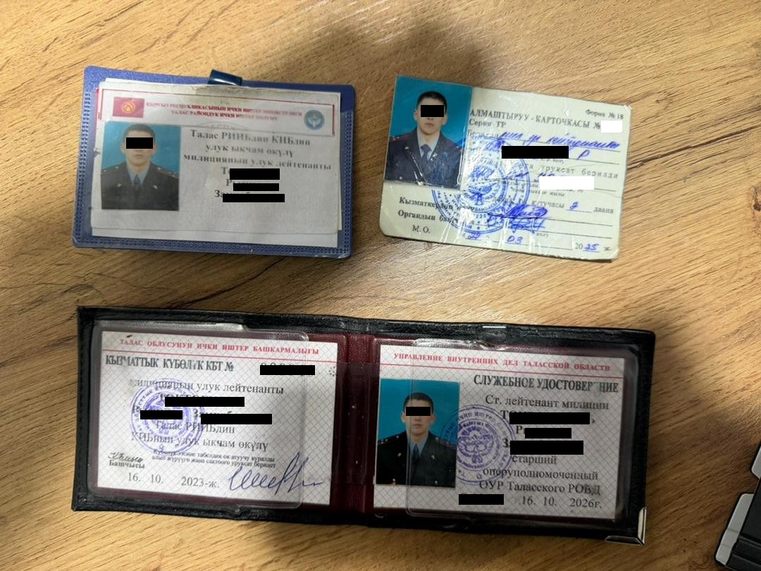 Таласта пара талап кылгандыгы үчүн милиция кызматкери кармалды