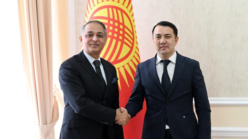 Төрага Марлен Маматалиев Пакистандын элчиси Алтамаш Вазир Ханды кабыл алды