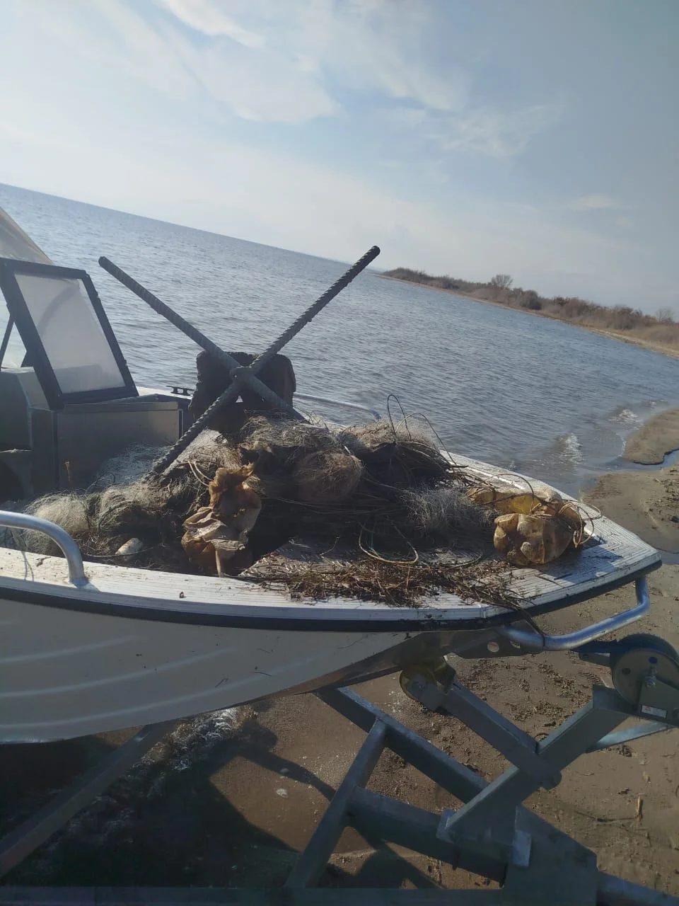 Ысык-Көлдө 500 метр тор алынды