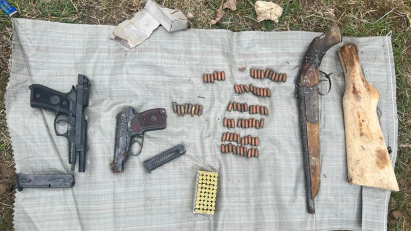 Ошто «Женгонун» уюшкан кылмыштуу тобуна таандык курал-жарак жок кылынды