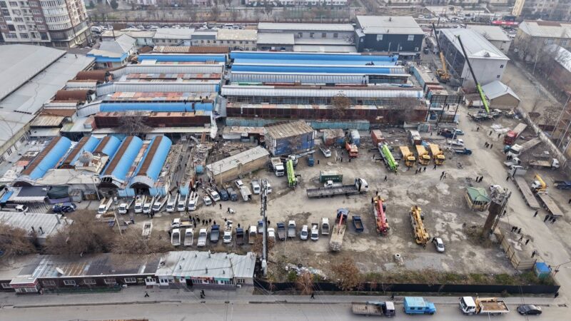 Ошто “Келечек” базарын көчүрүү иштери улантылууда