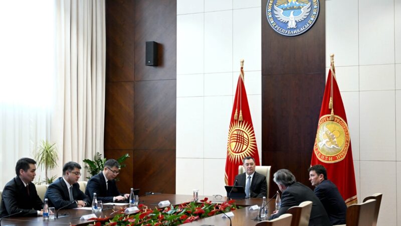 Садыр Жапаров Airbus Europe жана BBAM Leasing компанияларынын жетекчилерин кабыл алды