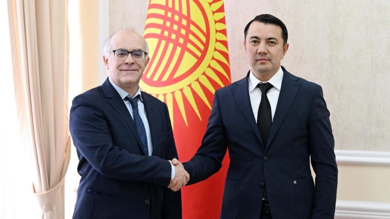 Төрага Марлен Маматалиев Франциянын элчиси Николя Файды кабыл алды