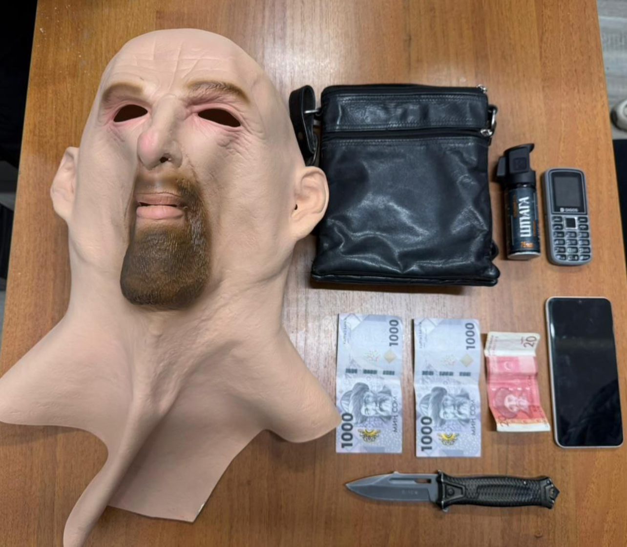 Таласта маска кийип алып мал уурдаган 45 жаштагы киши кармалды