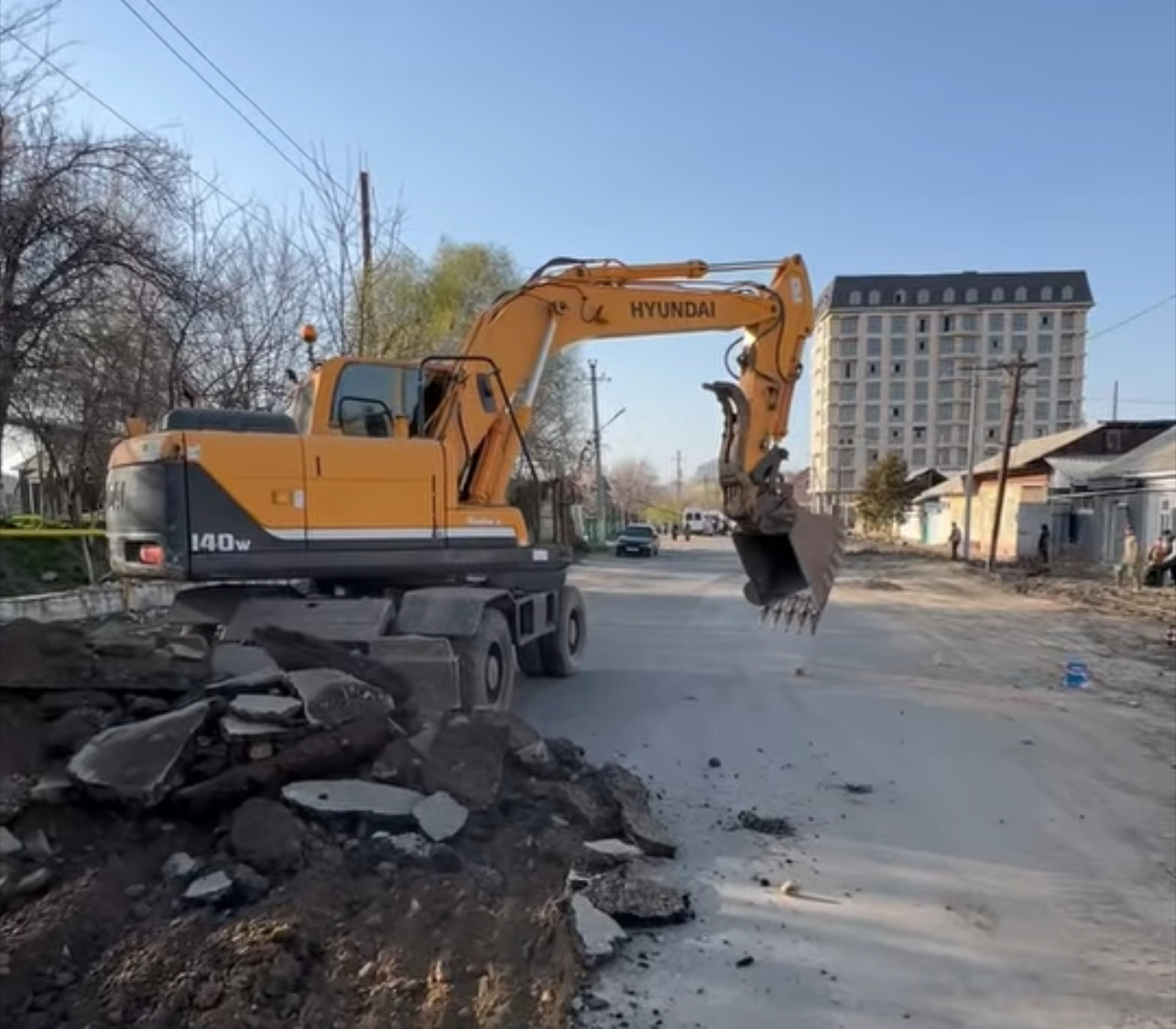 Ош шаарындагы Атабаев көчөсү оңдоп-түзөөдөн өтөт