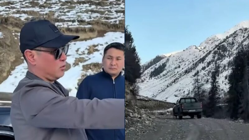 Таластагы Беш-Таш жаратылыш паркына баруучу жол асфальтталат