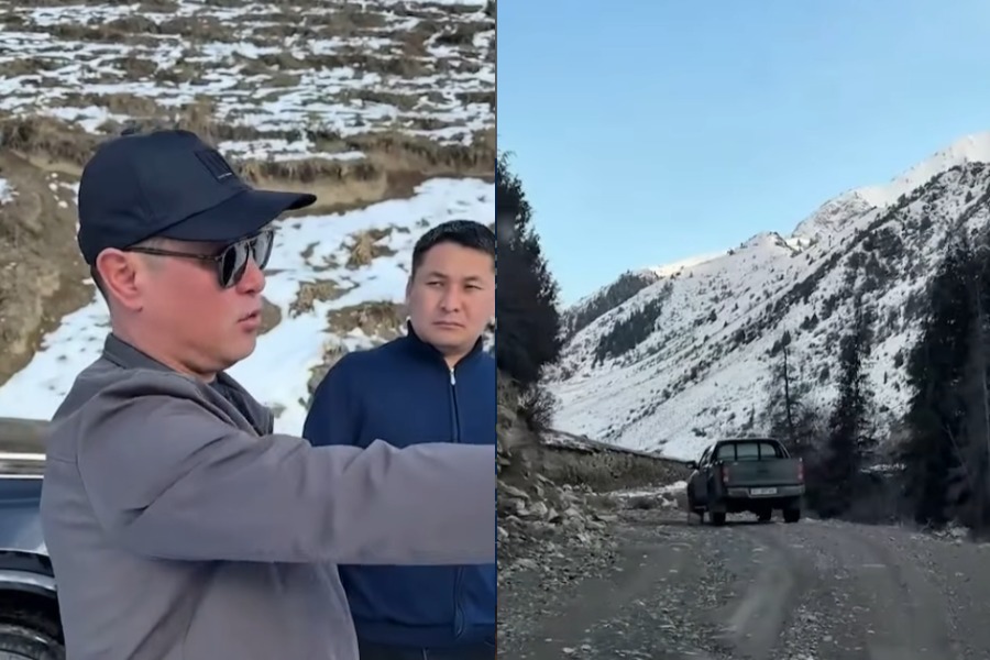 Таластагы Беш-Таш жаратылыш паркына баруучу жол асфальтталат